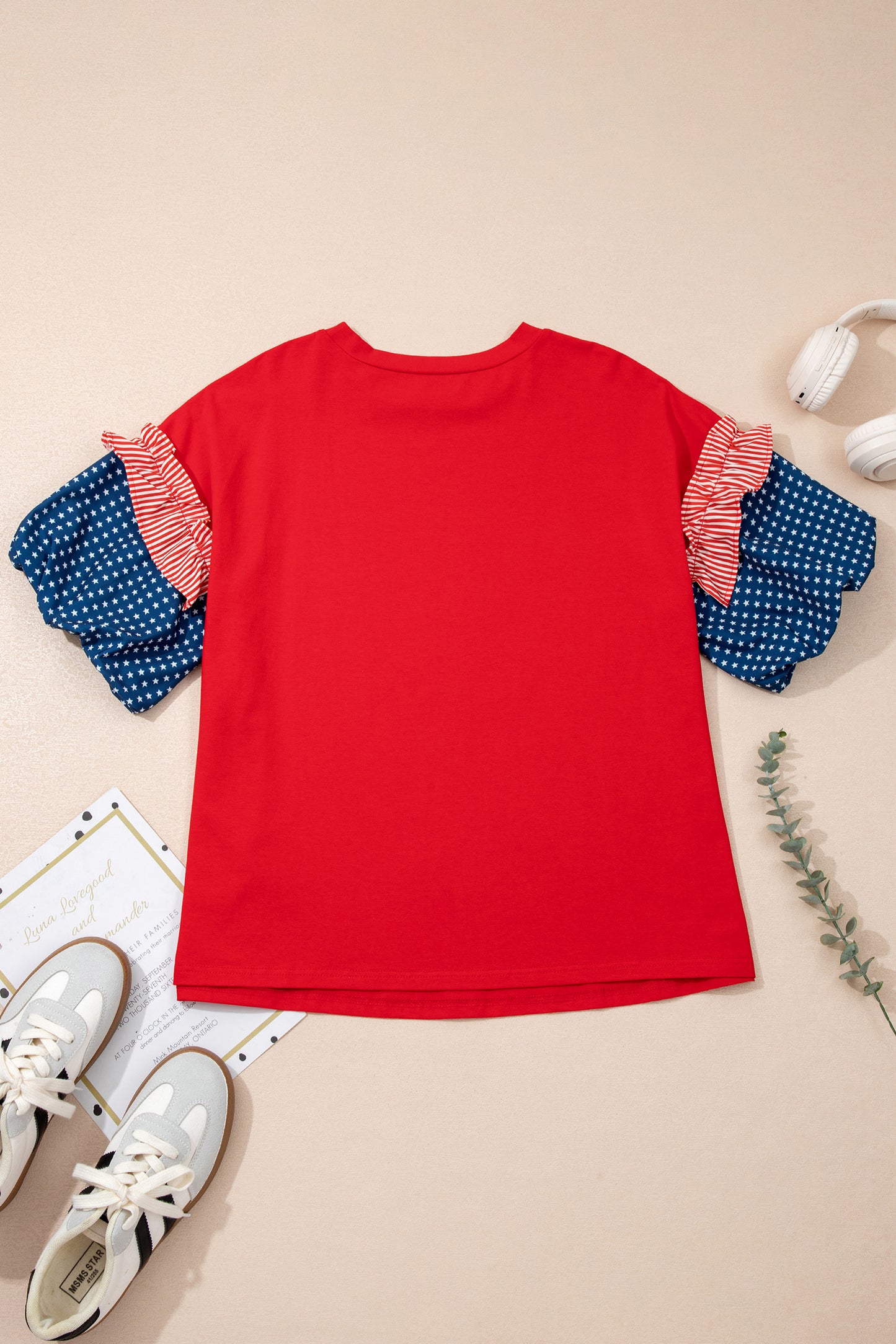 Liberty Belle Statement Blouse-Plus Size