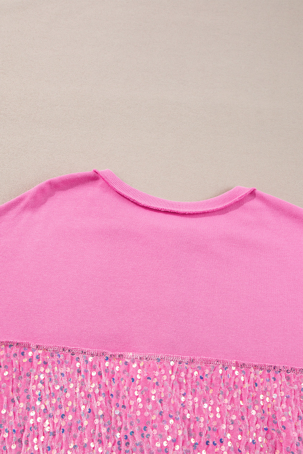 Pink Confetti Henley Pullover
