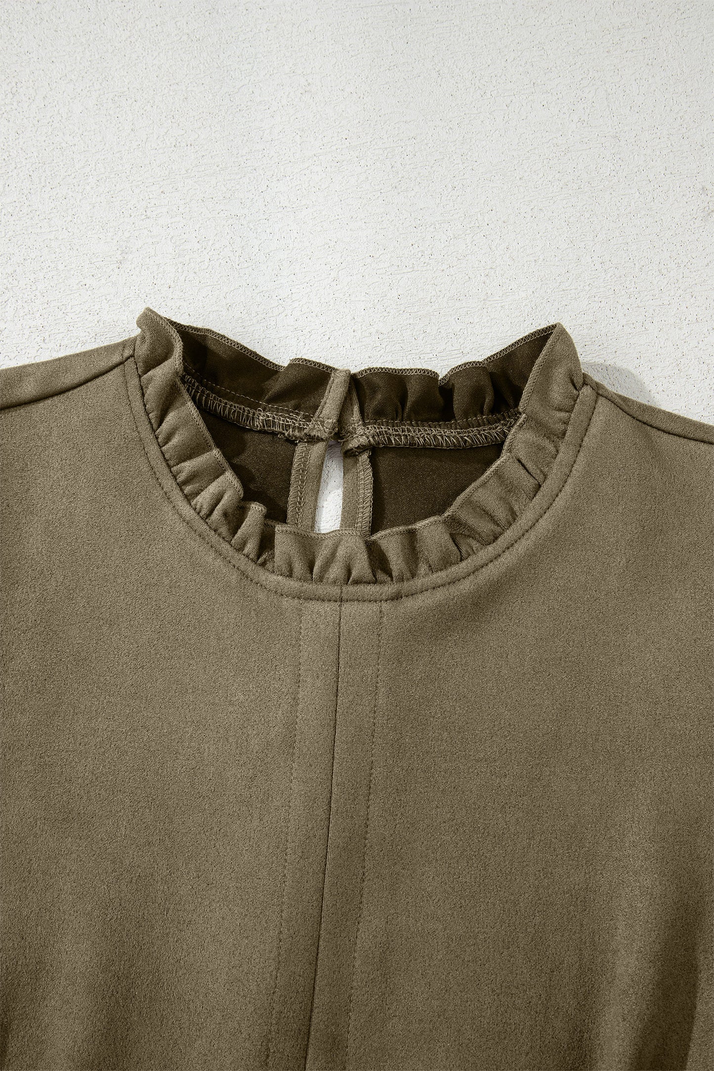 Olive Grove Suede Shift