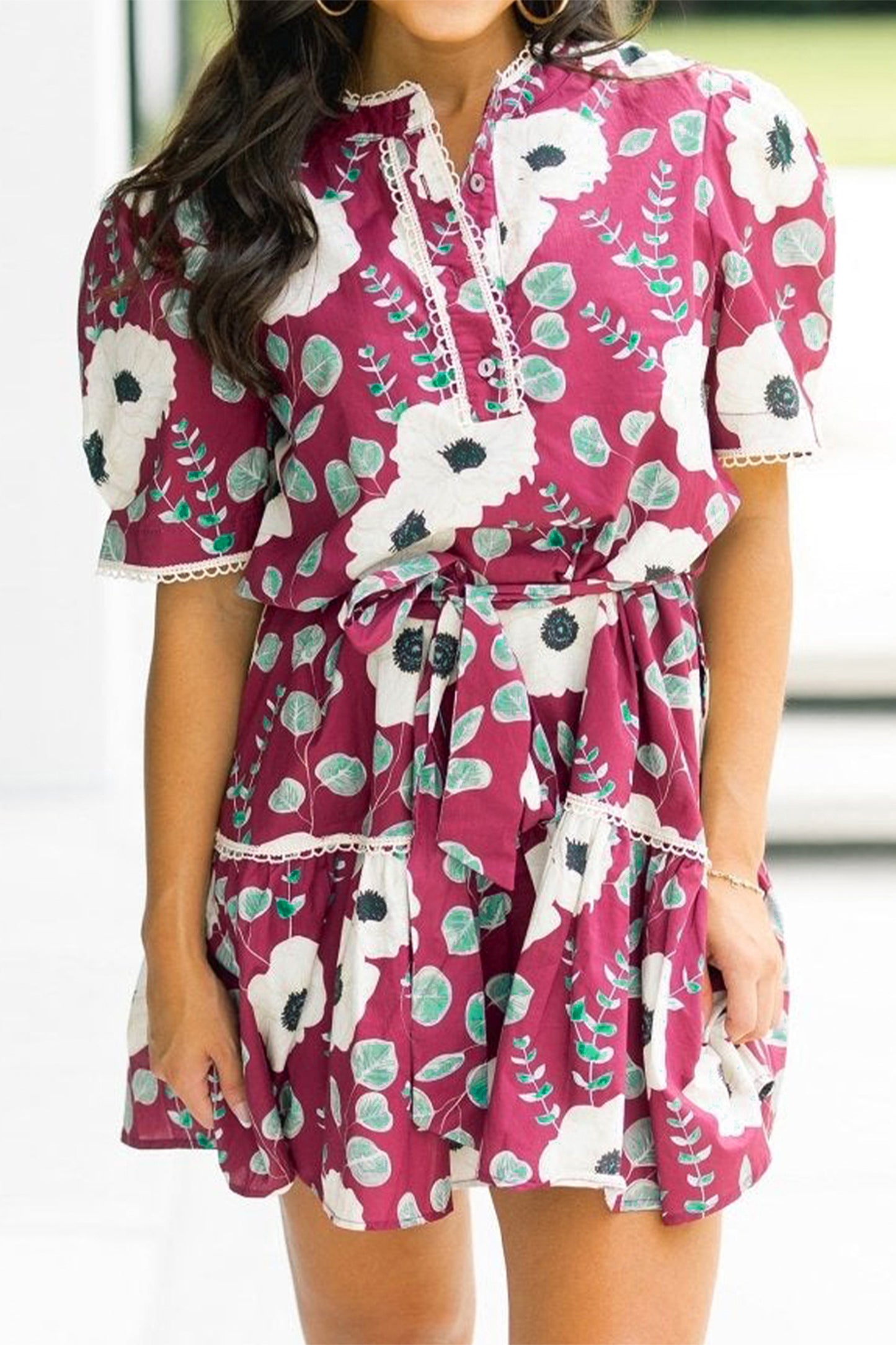The Merlot Romance Dress