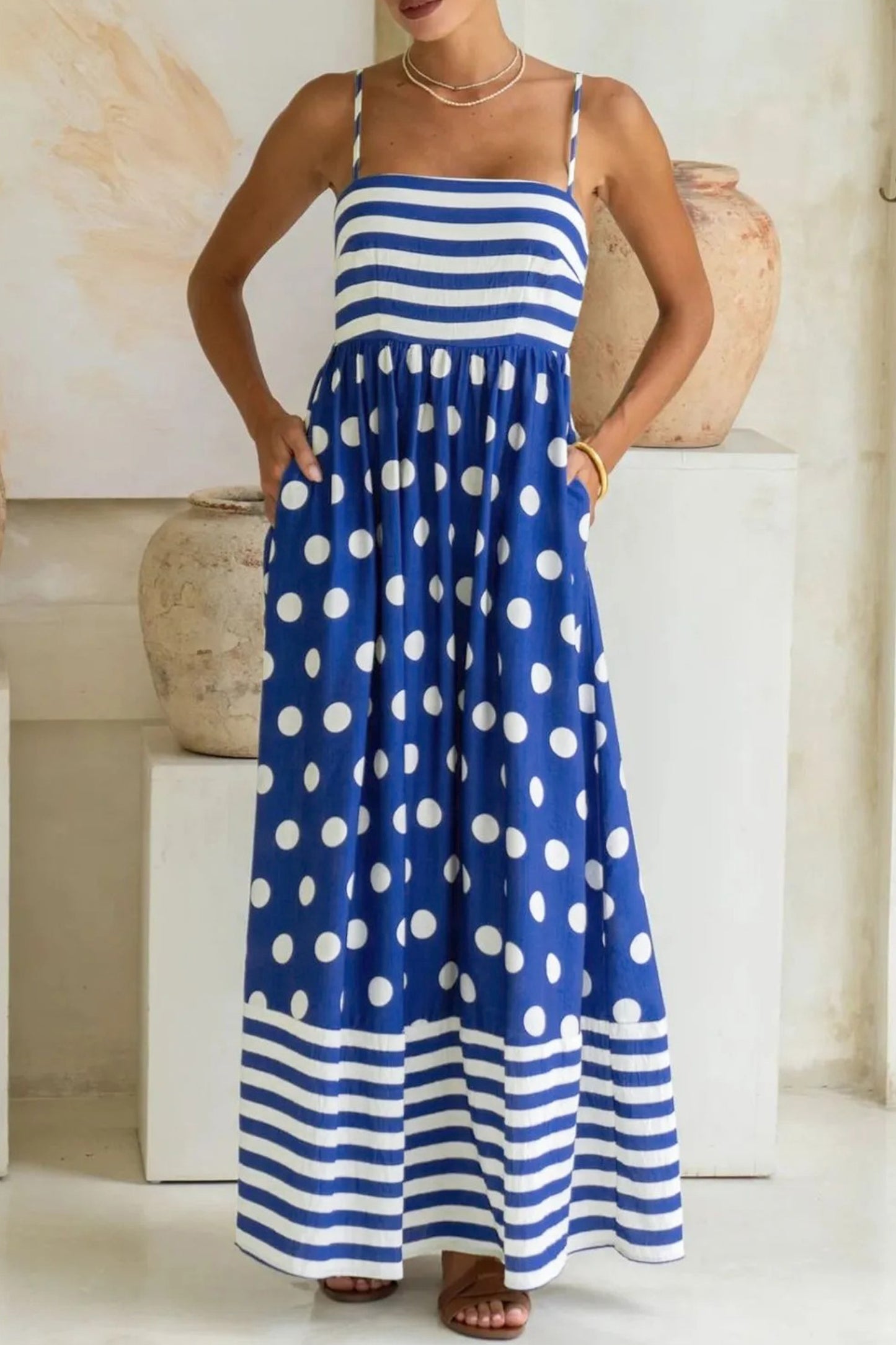 Seaside Polka Maxi