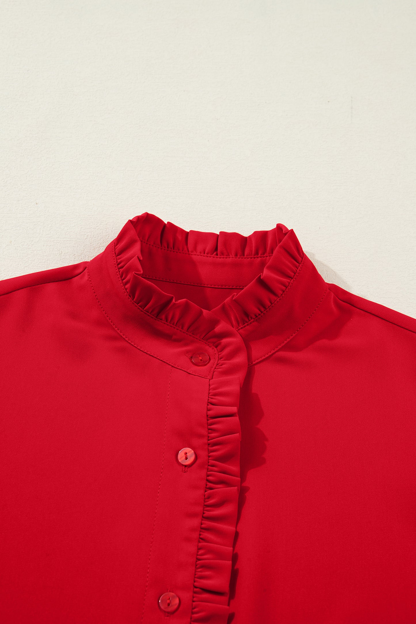 Crimson Grace Ruffle Blouse