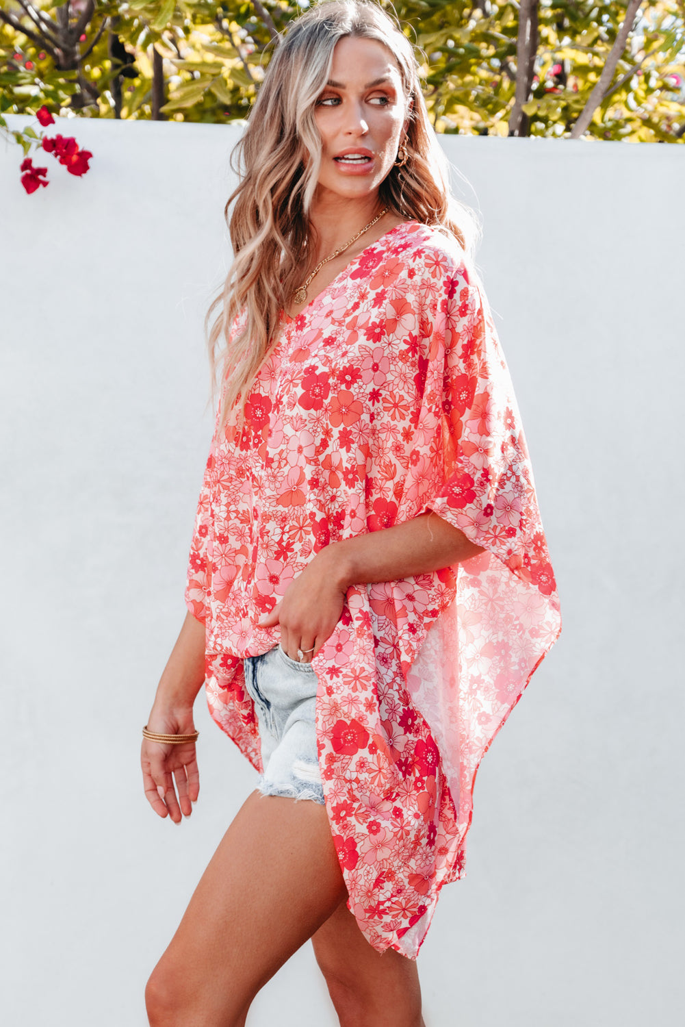 The Petal Parade Flutter Top