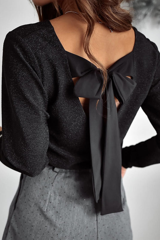 The Midnight Bow-Back Top
