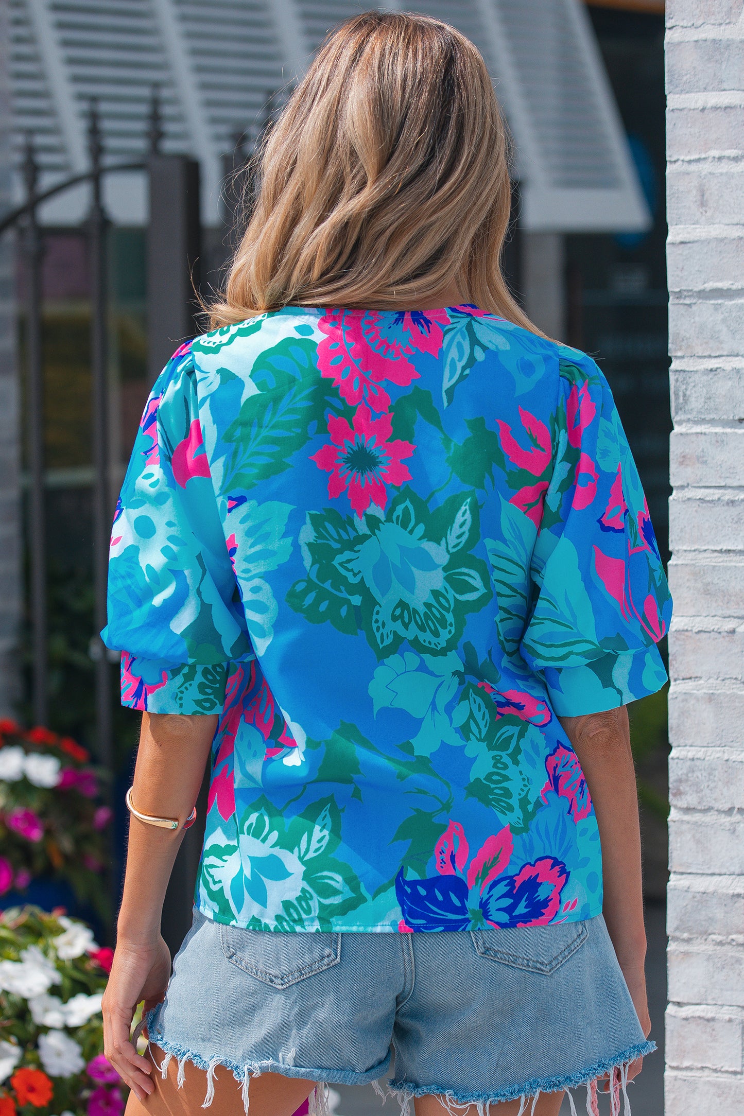 The Capri Garden Blouse