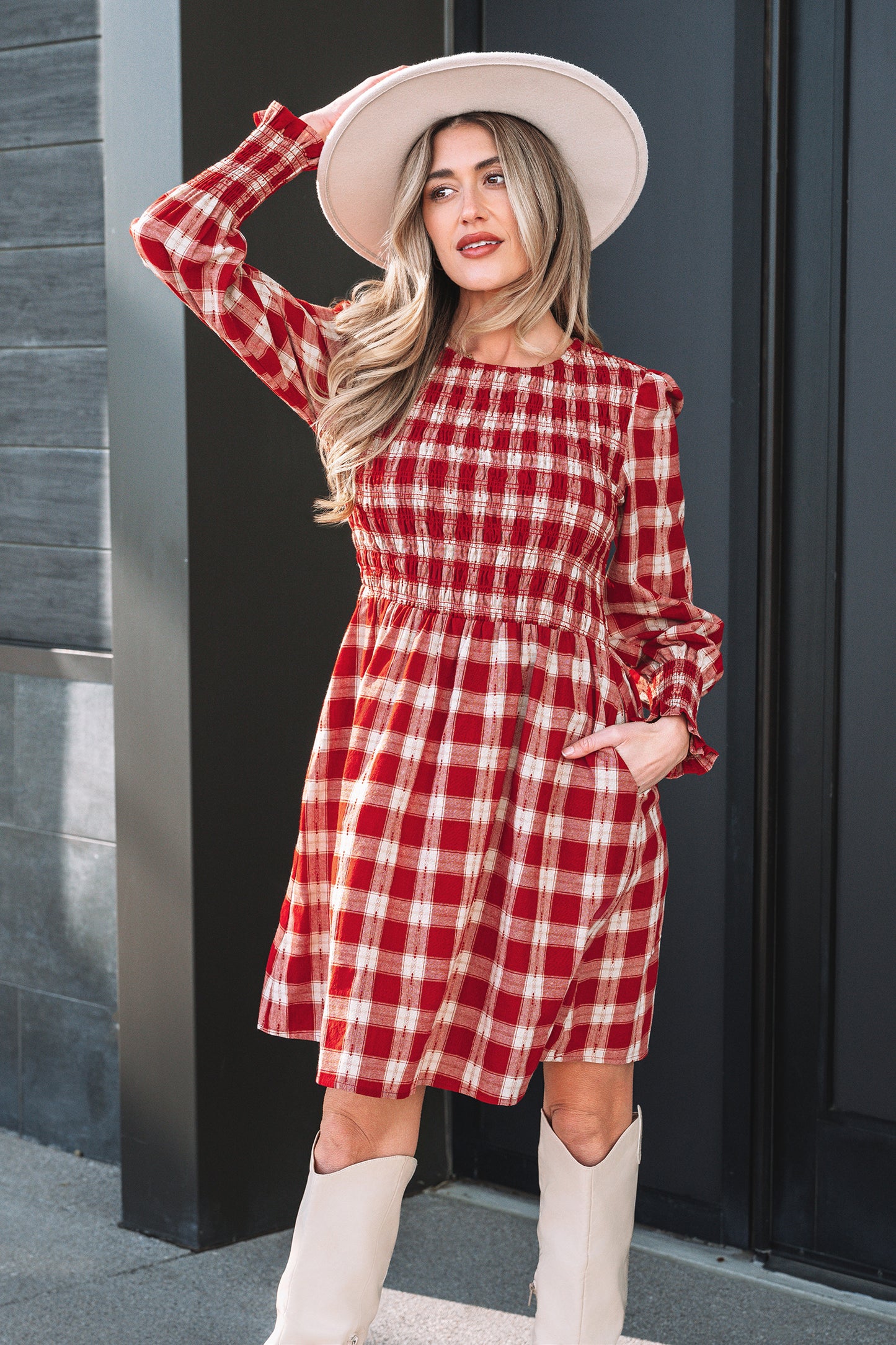 Autumn Meadow Smocked Dress