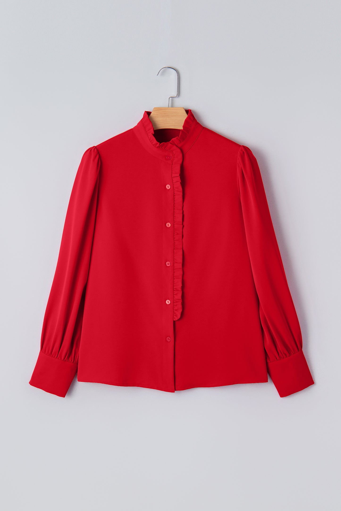 Crimson Grace Ruffle Blouse