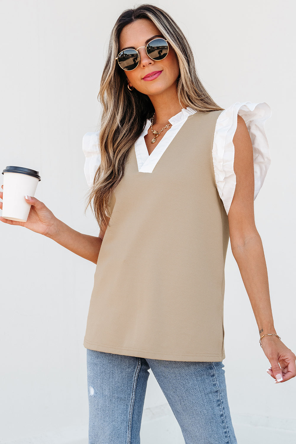The Uptown Ruffle Blouse