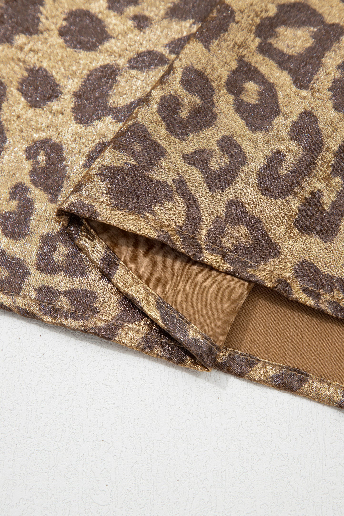 Golden Hour Leopard Blouse