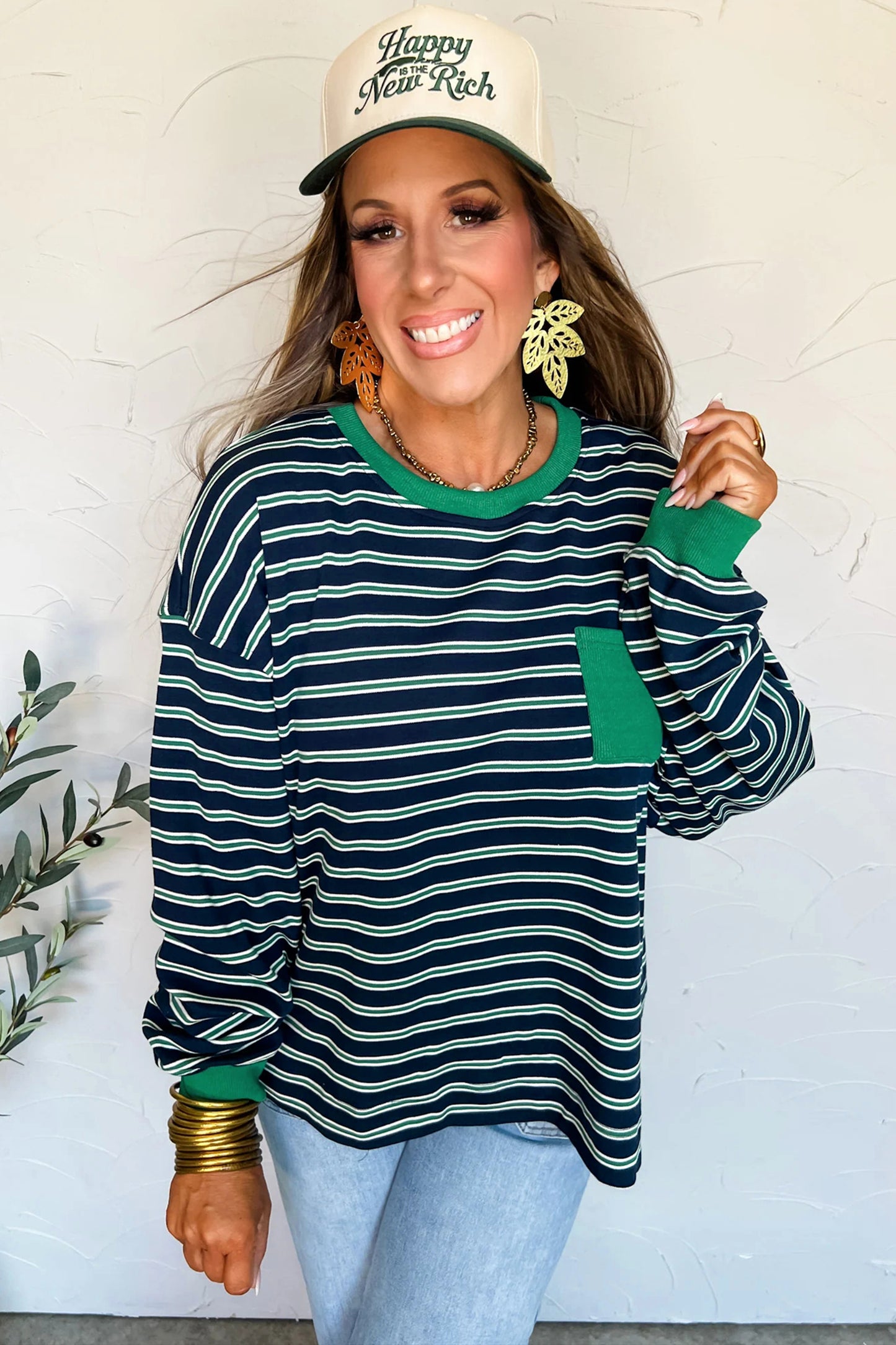 Emerald Coast Stripe Pullover