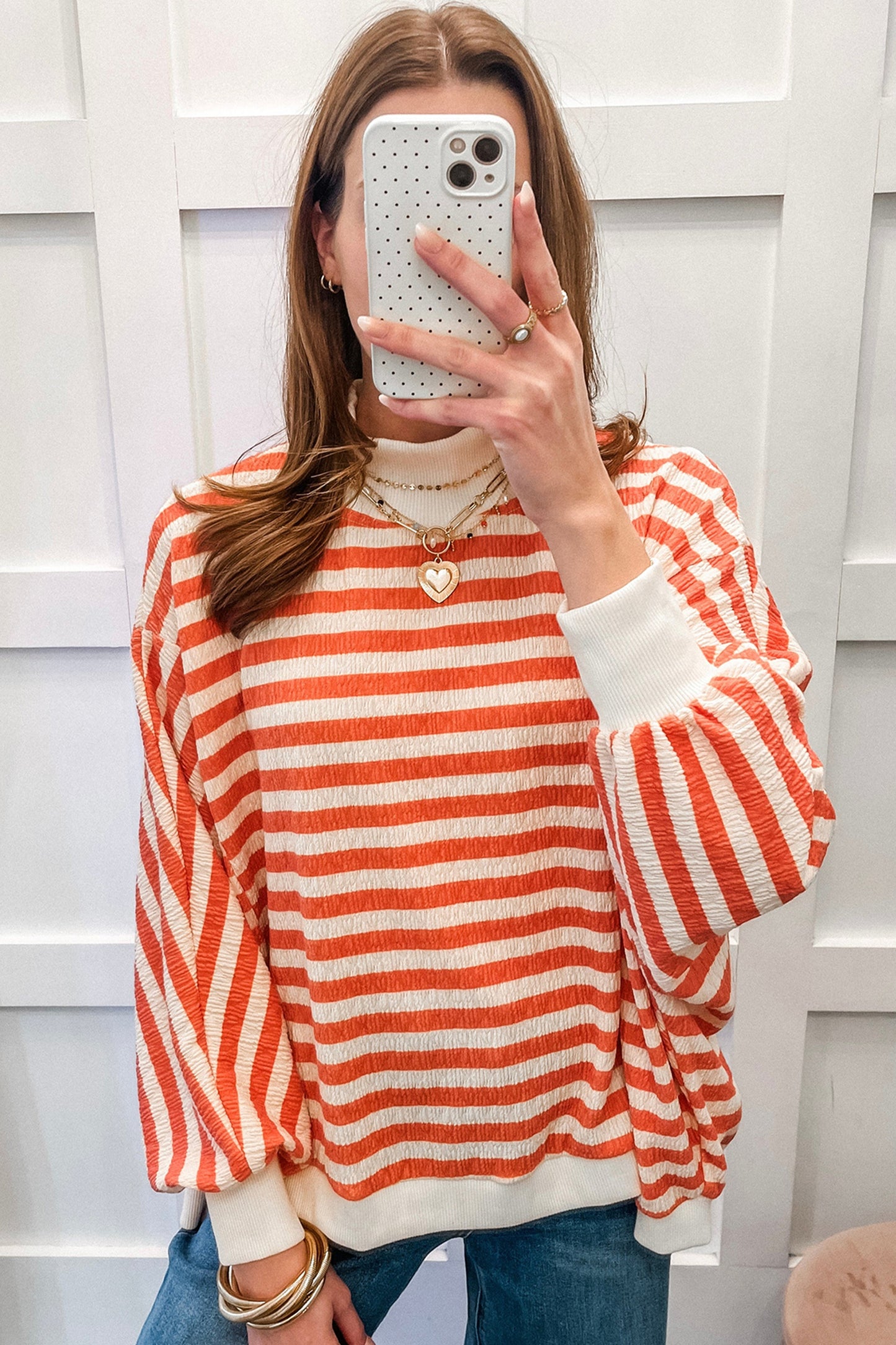The Tangerine Twist Mock Neck