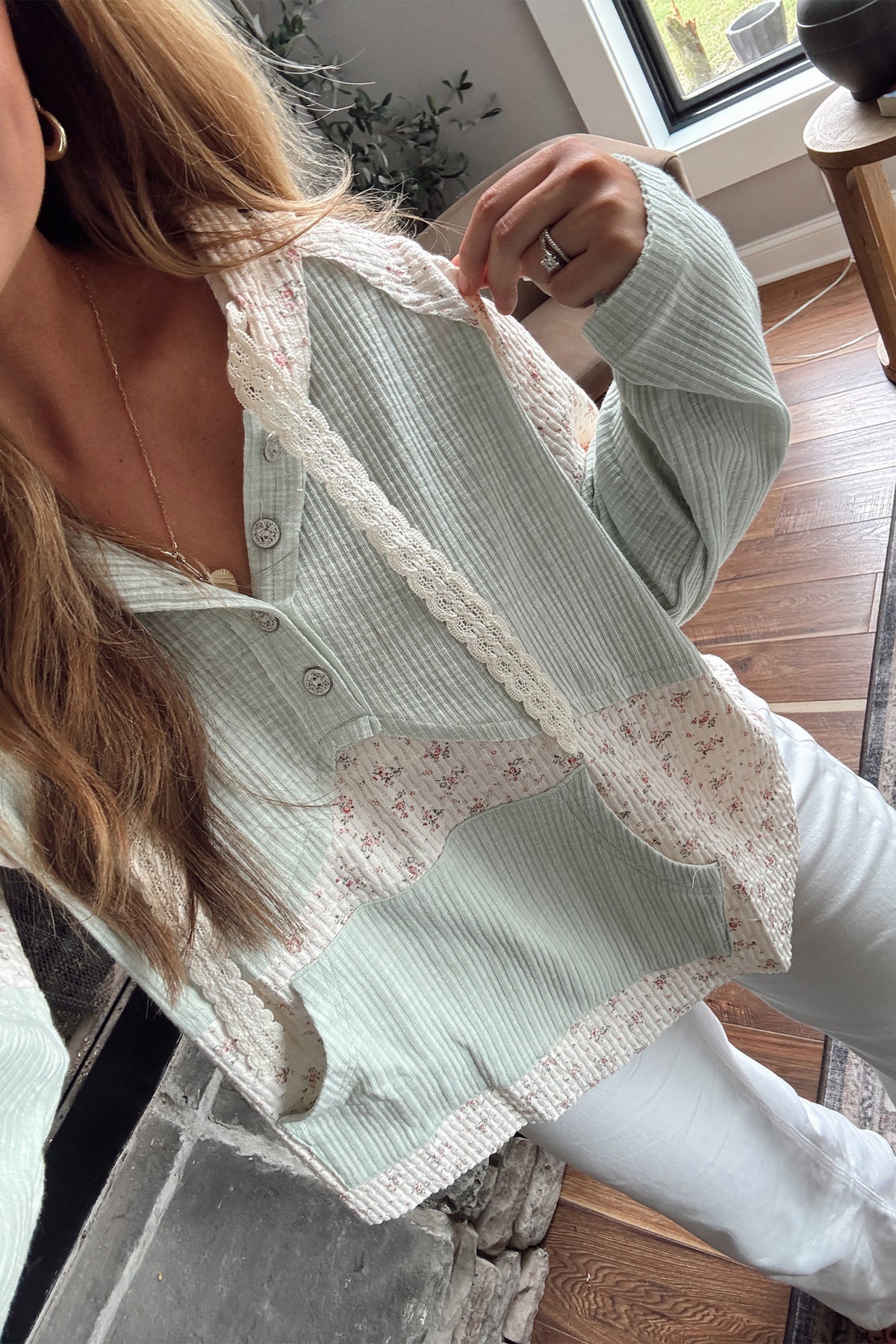 Meadow & Mint Patchwork Top