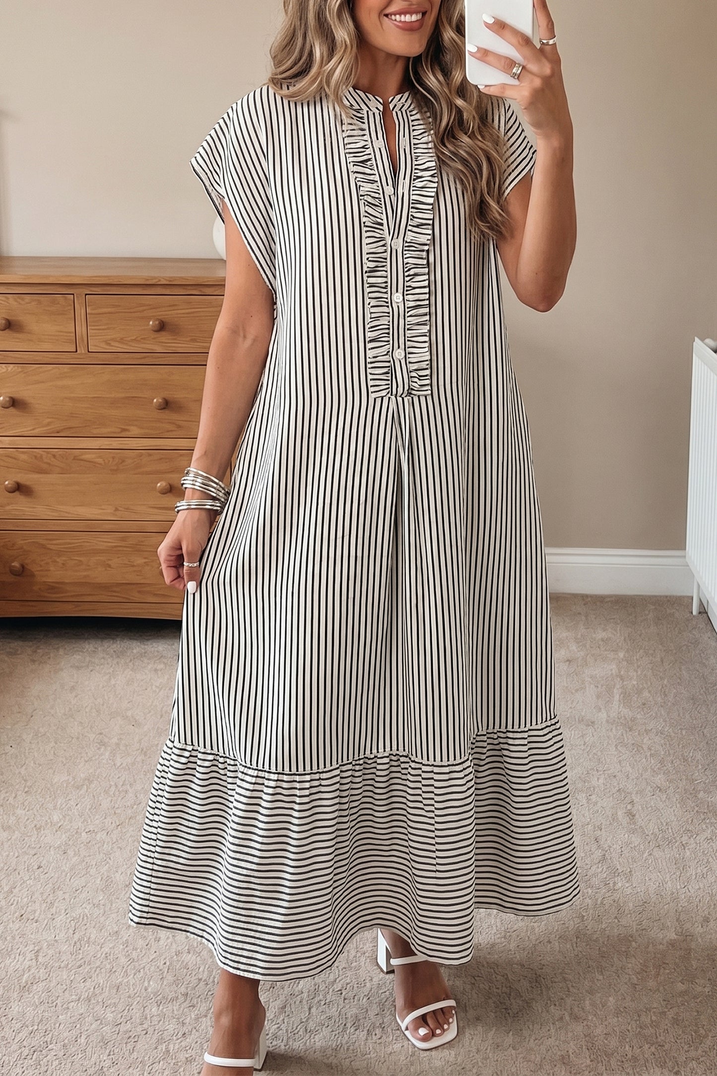 Park Avenue Stripe Maxi