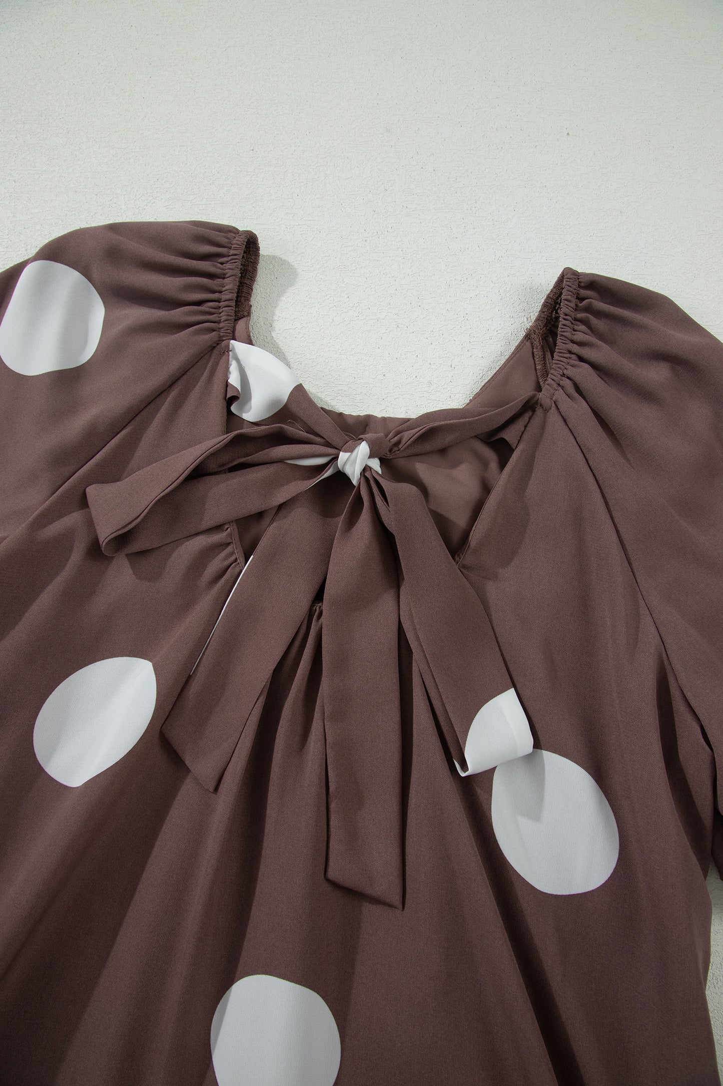 Mocha Dot Darling Dress