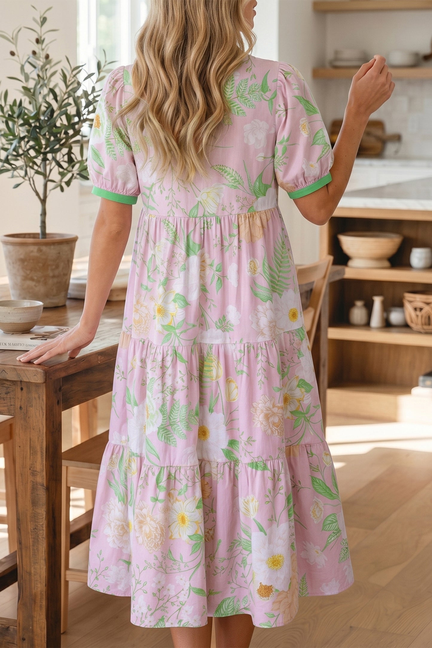 Blush Garden Party Midi
