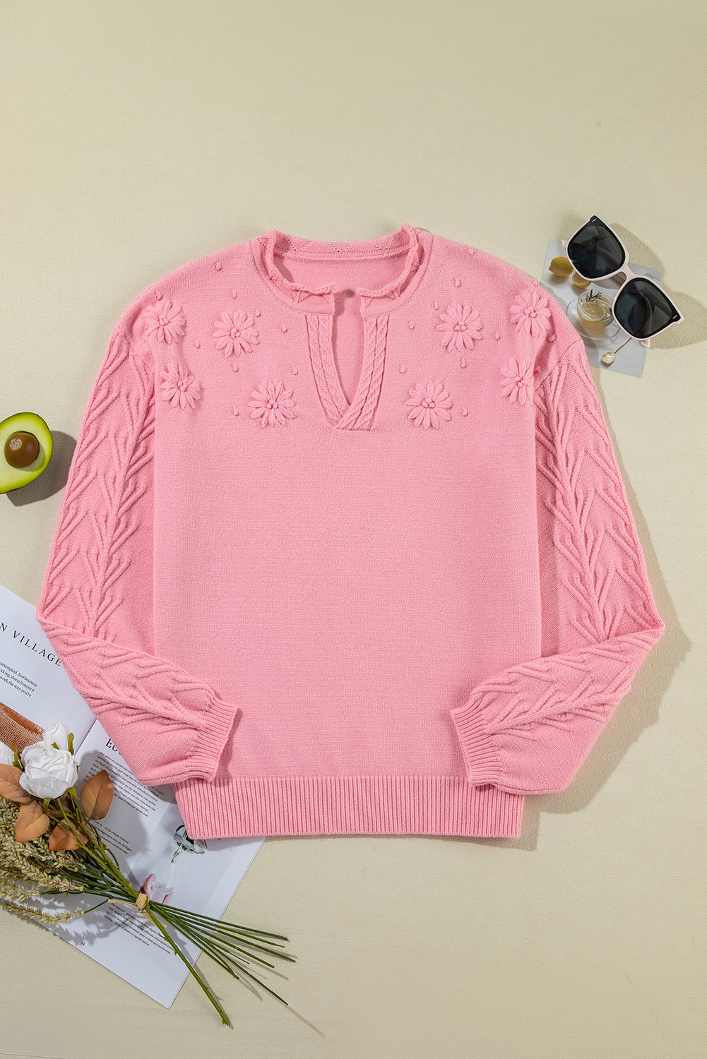 The Blushing Petal Knit