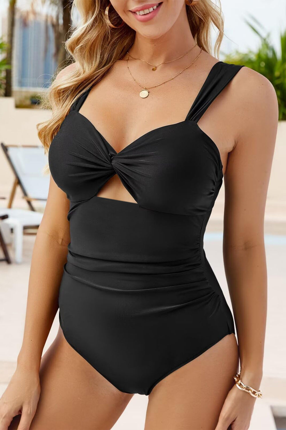 Midnight Coast Cutout One-Piece