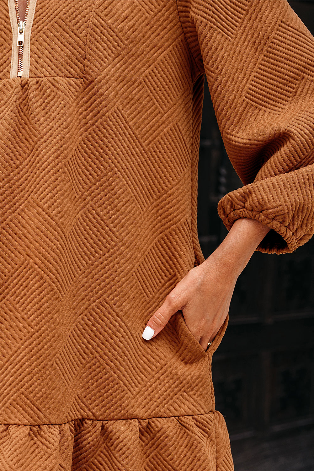 The Chestnut Charm Dress