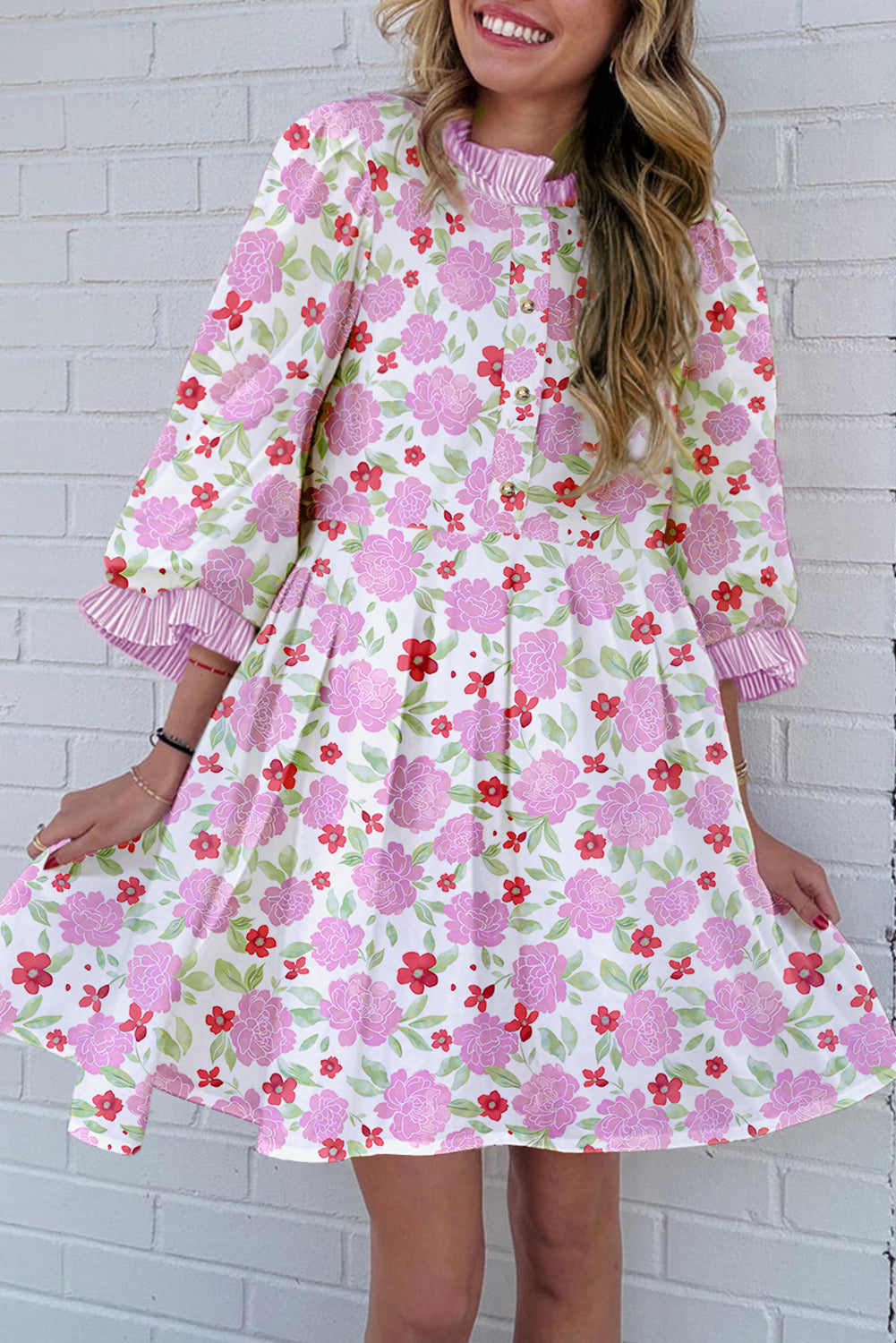 Garden Grace Floral Dress