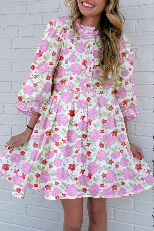 Garden Grace Floral Dress