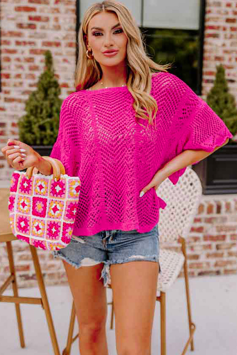 Electric Breeze Knit Top