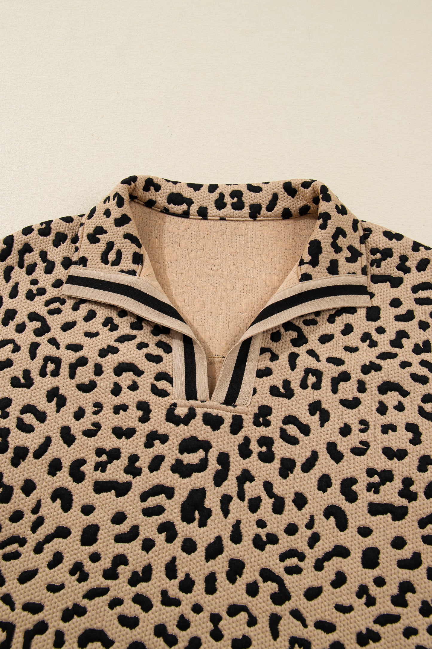 Savannah Stroll Leopard Quarter-Zip