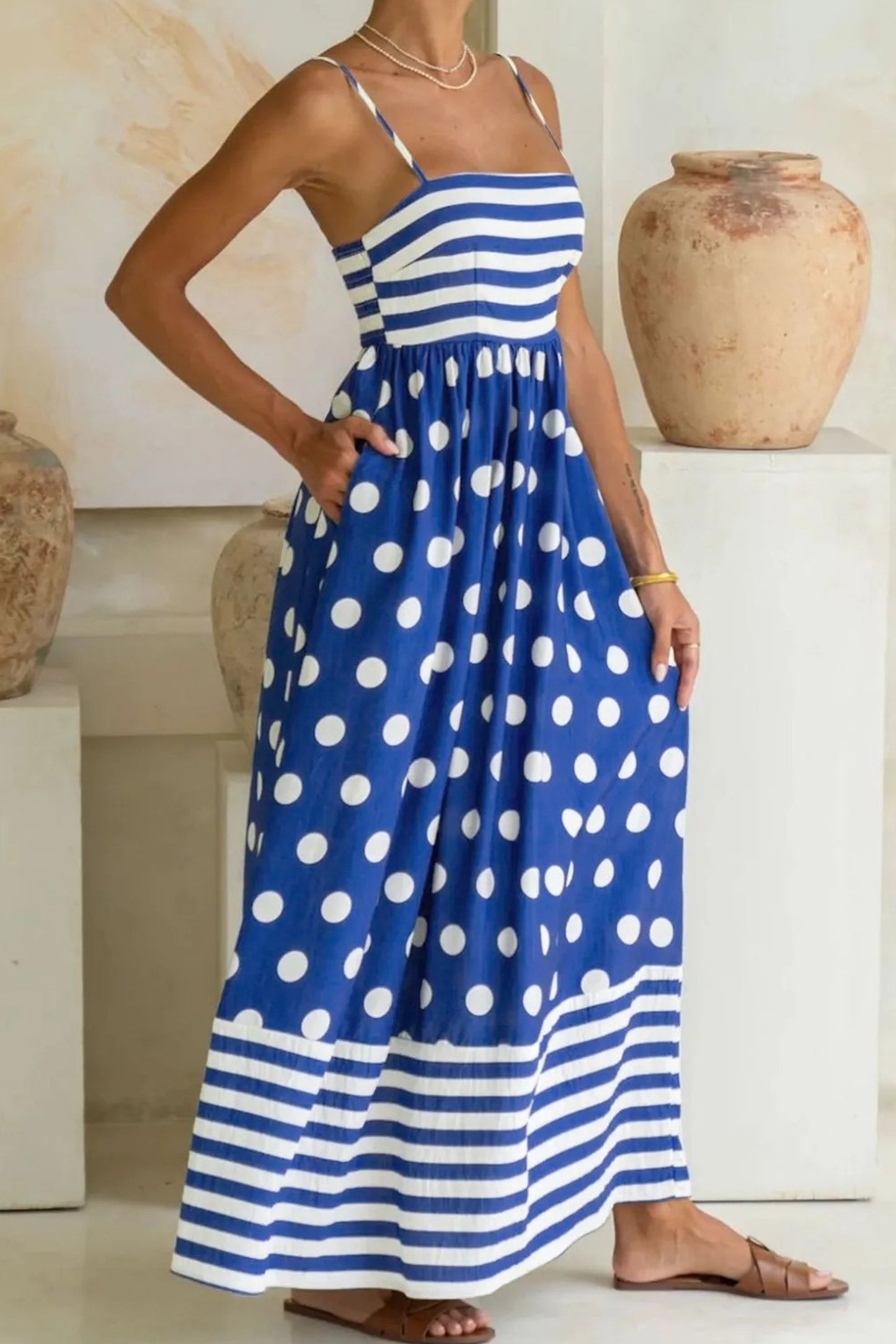 Seaside Polka Maxi
