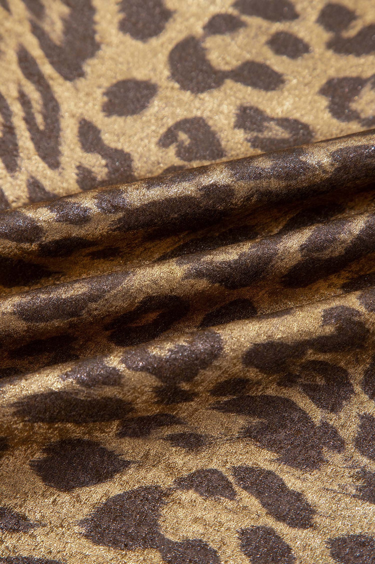 Golden Hour Leopard Blouse