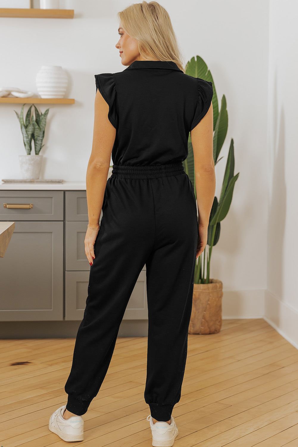 Midnight Motion Zip-Front Jumpsuit