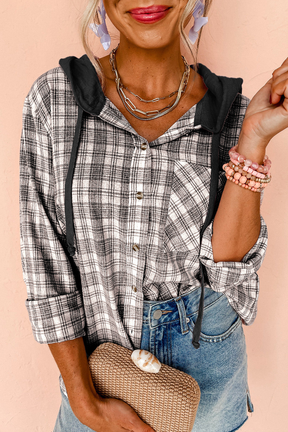 The Weekend Wanderer Hooded Flannel