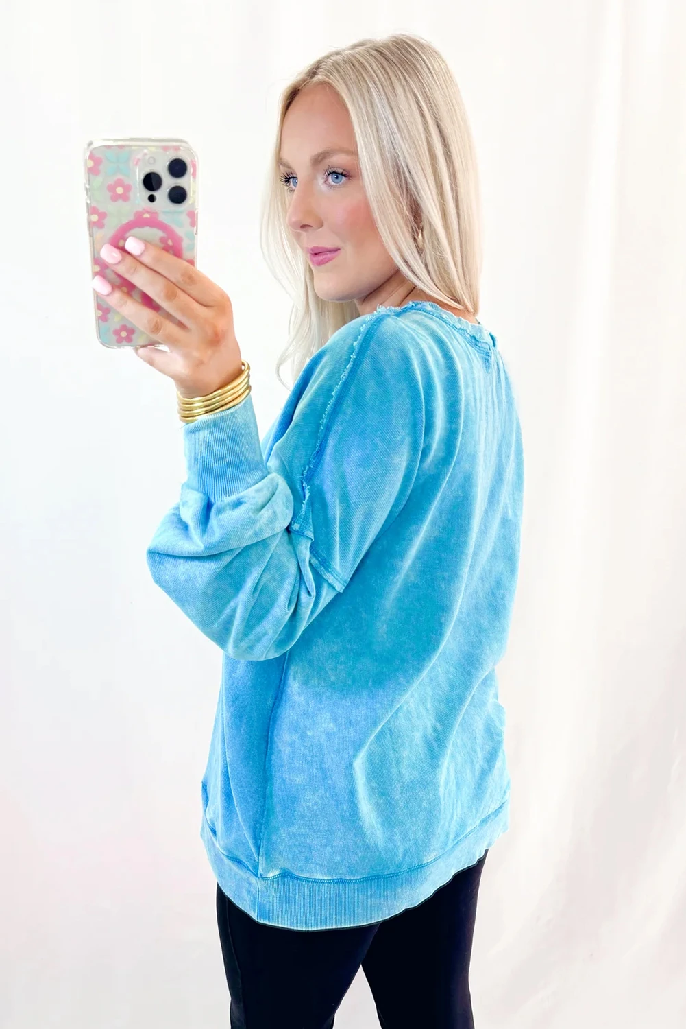 Blue Pullover Sweatshirt
