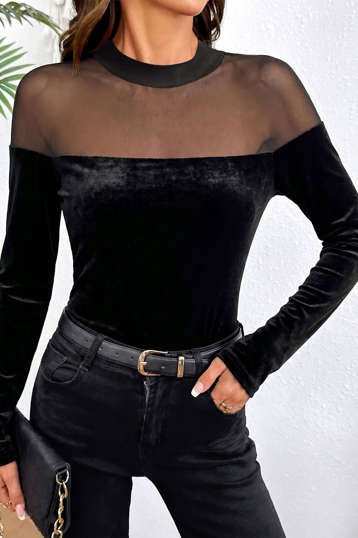 The Midnight Velvet Top