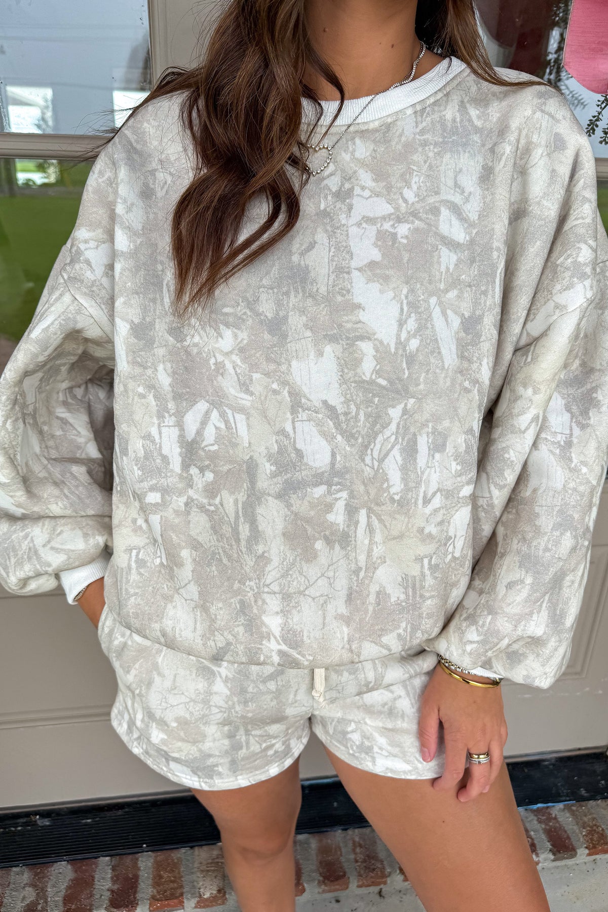 The Camo & Cream Short Set