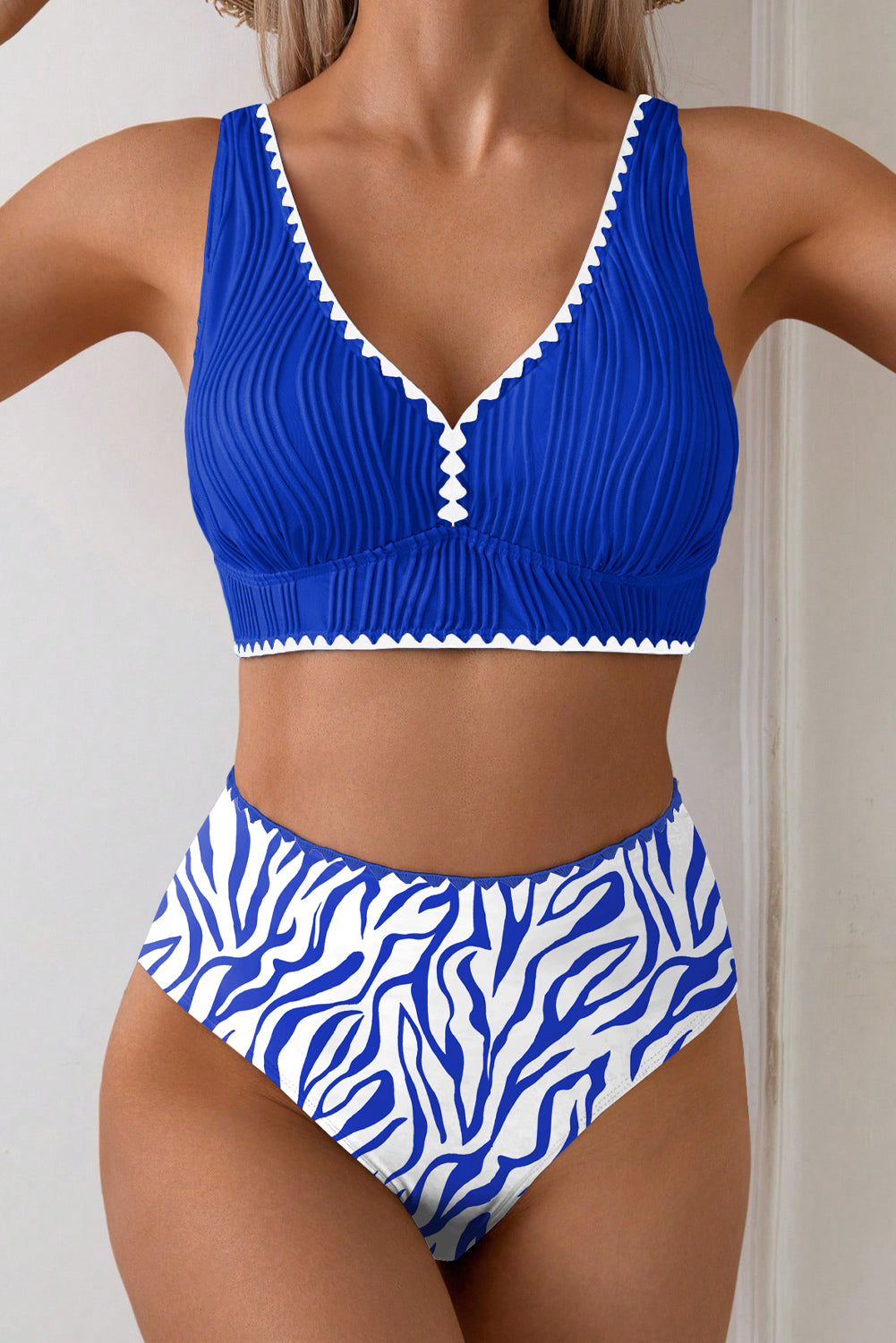 The Amalfi Waves Bikini Set