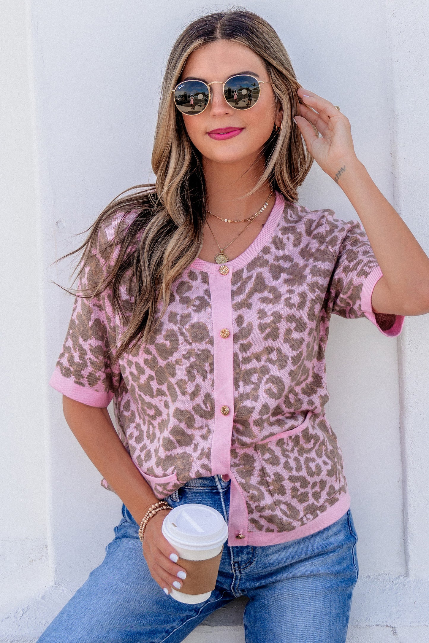 Pink Savannah Cardigan
