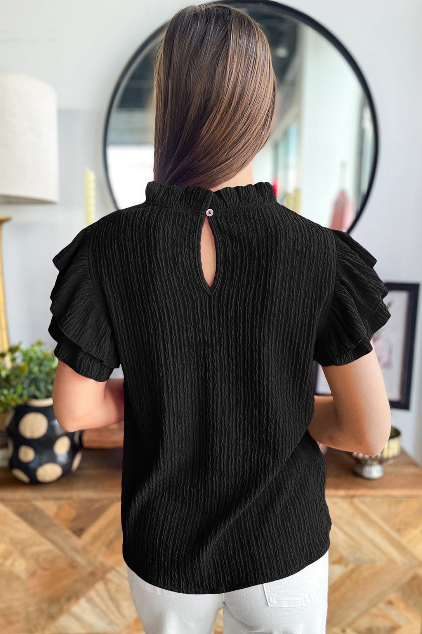 City Chic Ruffle Blouse