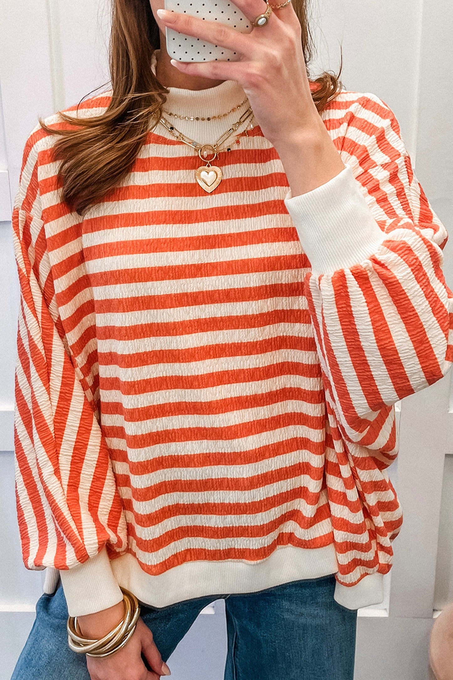 The Tangerine Twist Mock Neck