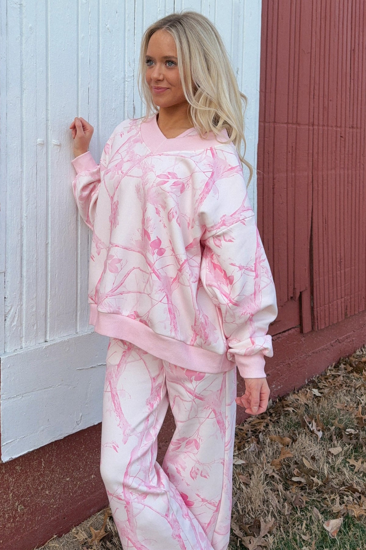 The Pink Timber Lounge Set