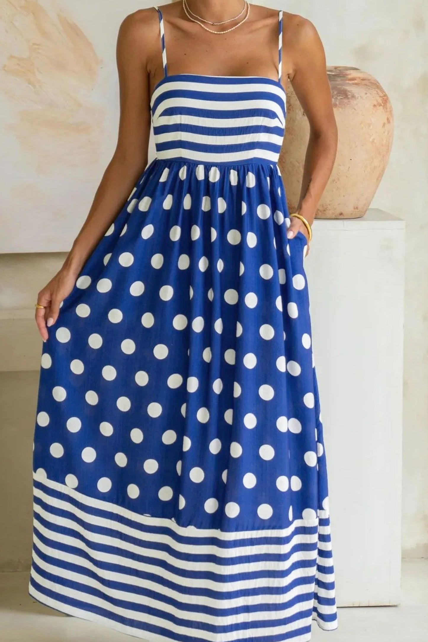 Seaside Polka Maxi