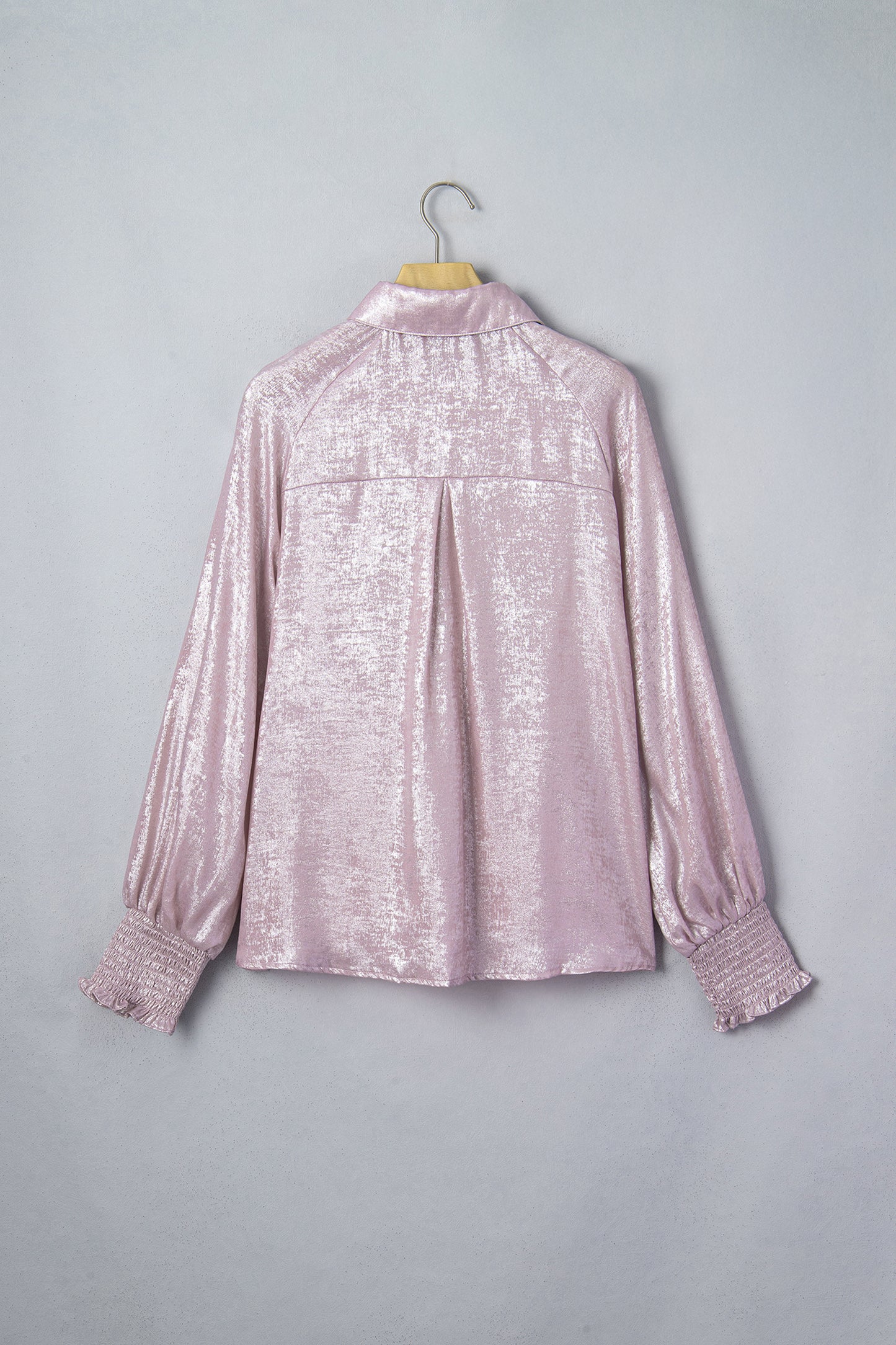 Pink Champagne Shimmer Blouse