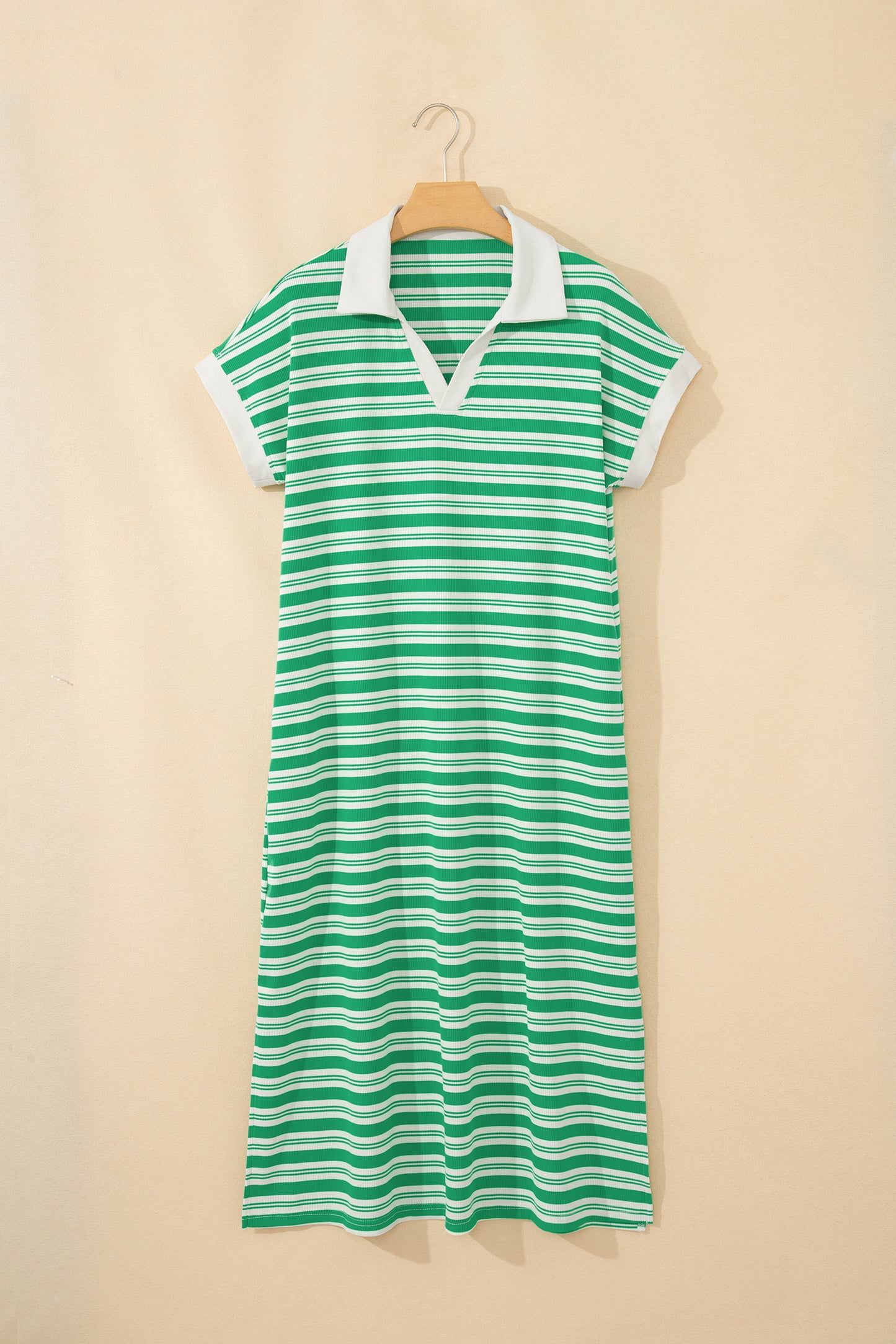 Harbor Breeze Striped Midi Dress