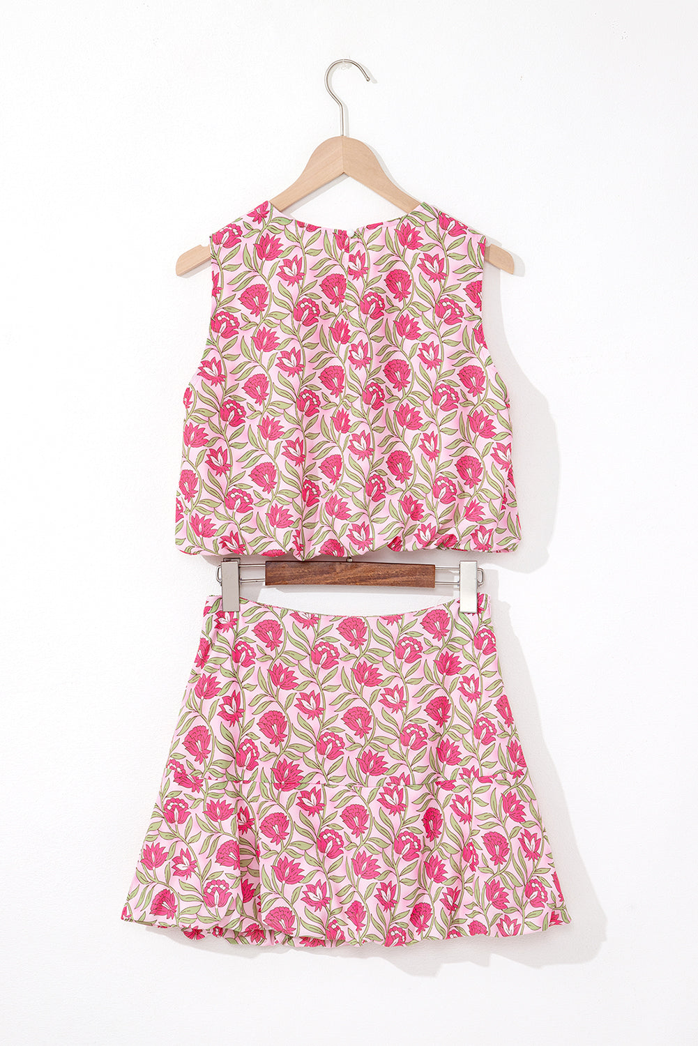 Pink Palm Garden Set