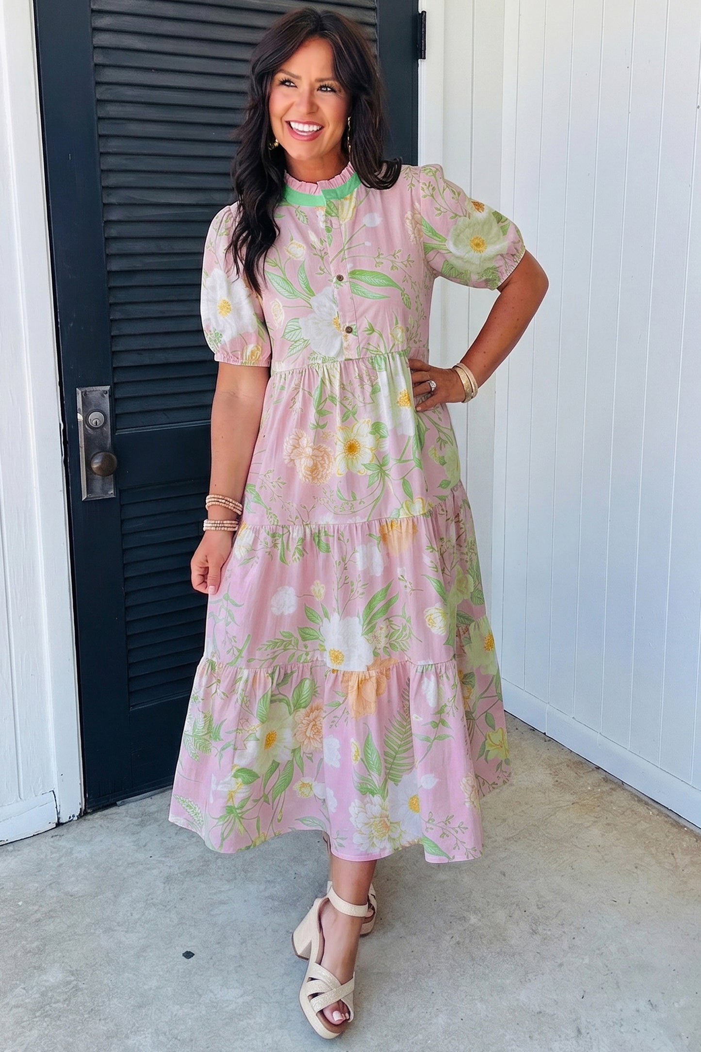 Blush Garden Party Midi