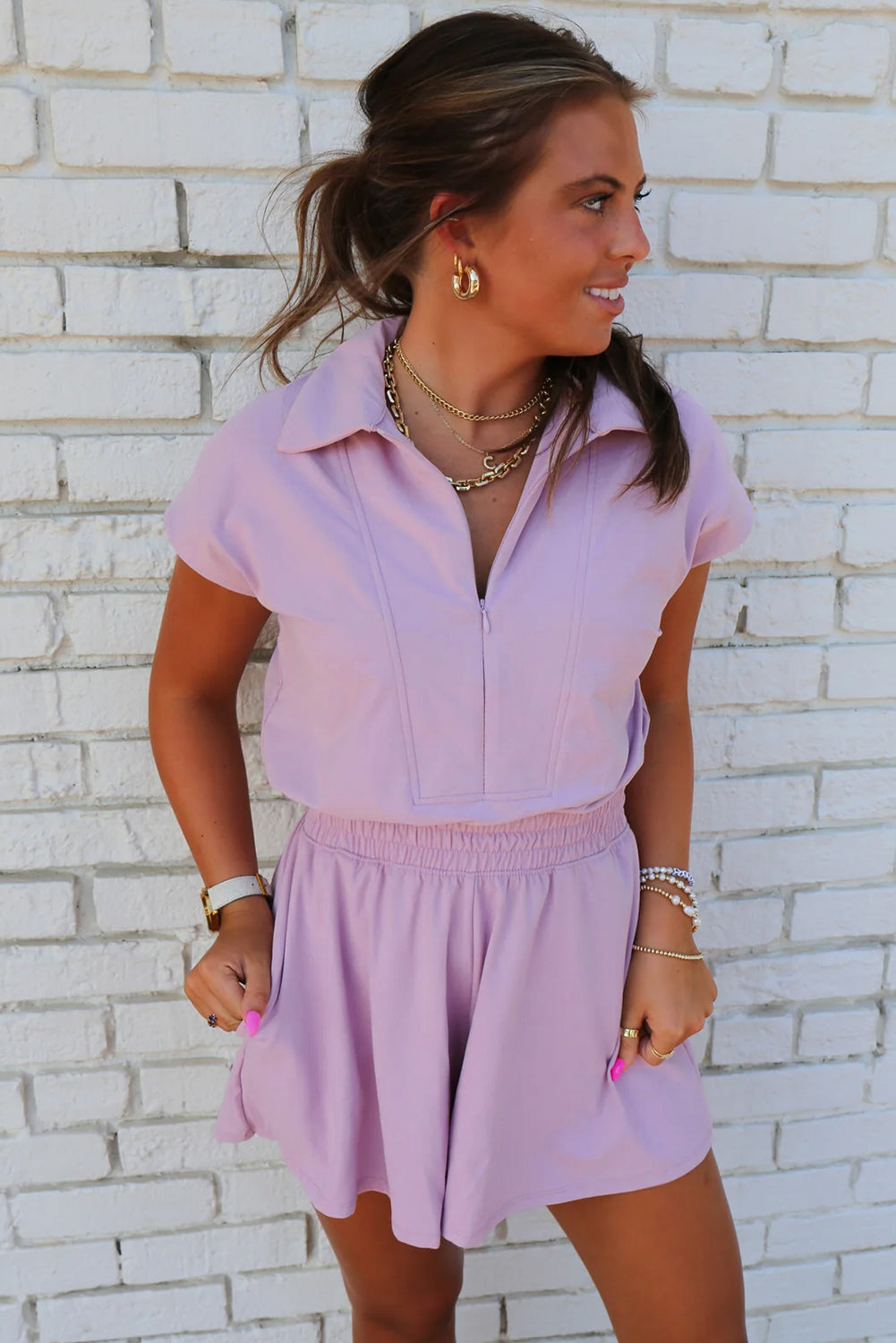 Rosé Weekend Romper