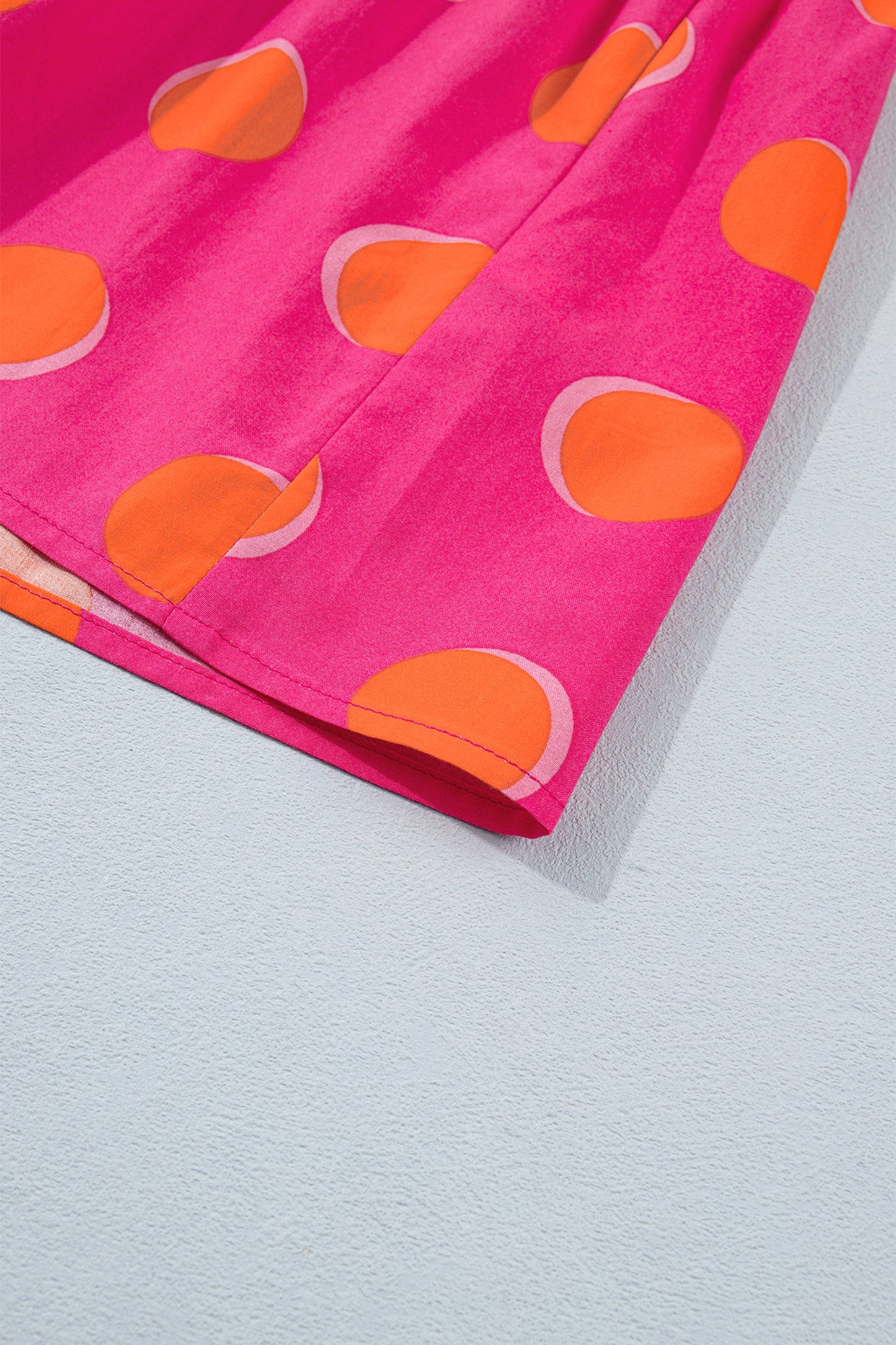 Pink Sunset Polka Dot Dress