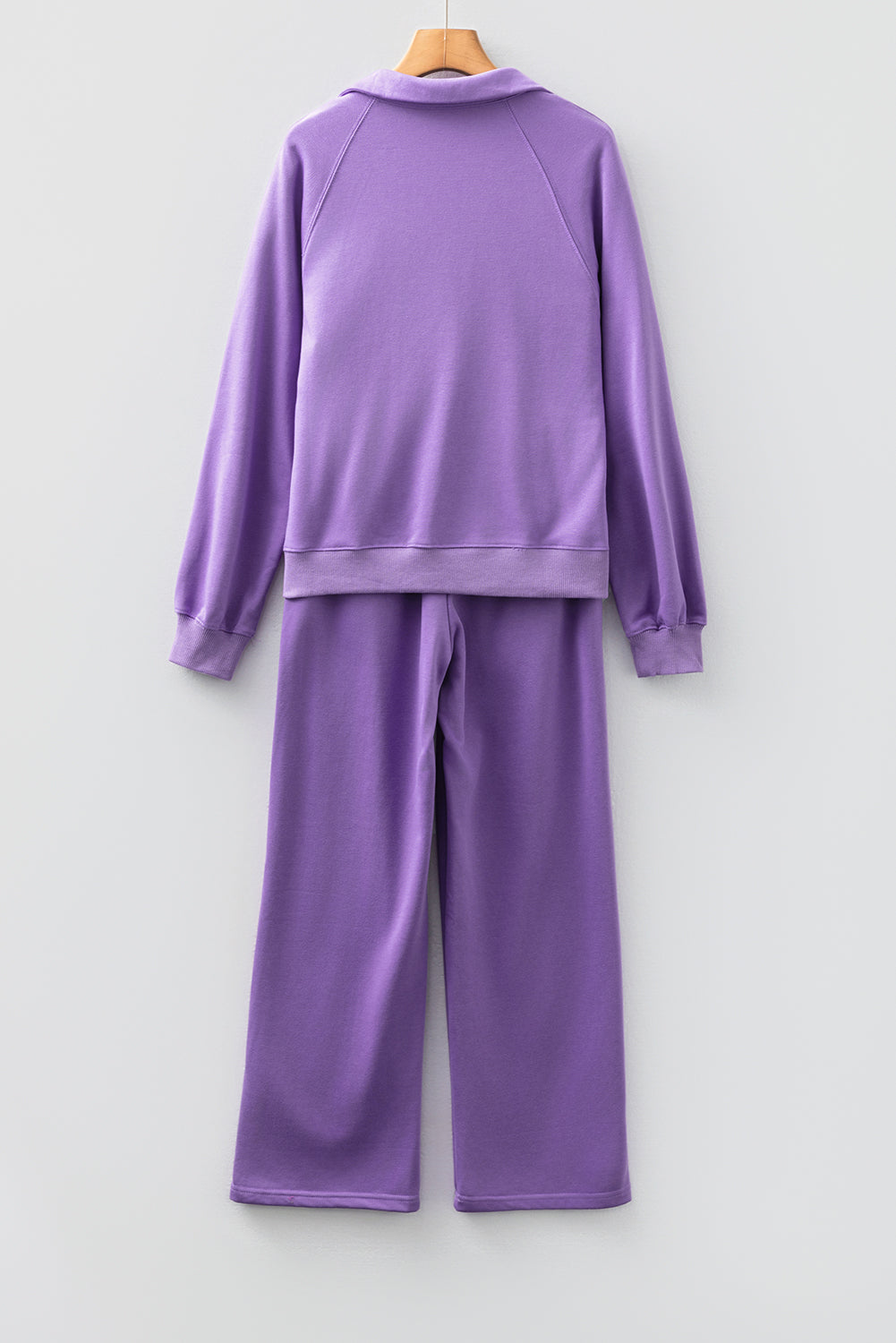 Lavender Luxe Half-Zip Lounge Set