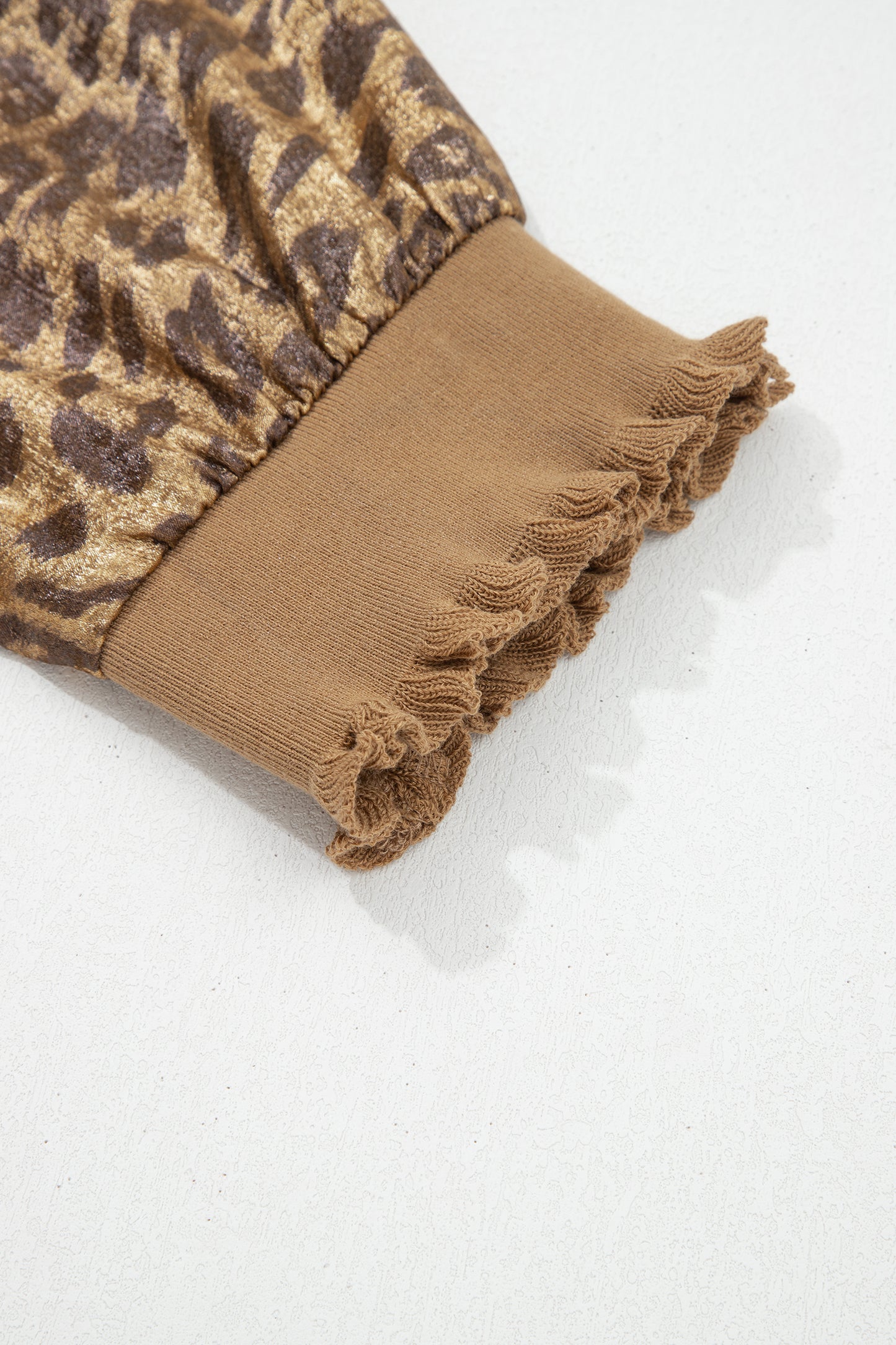 Golden Hour Leopard Blouse