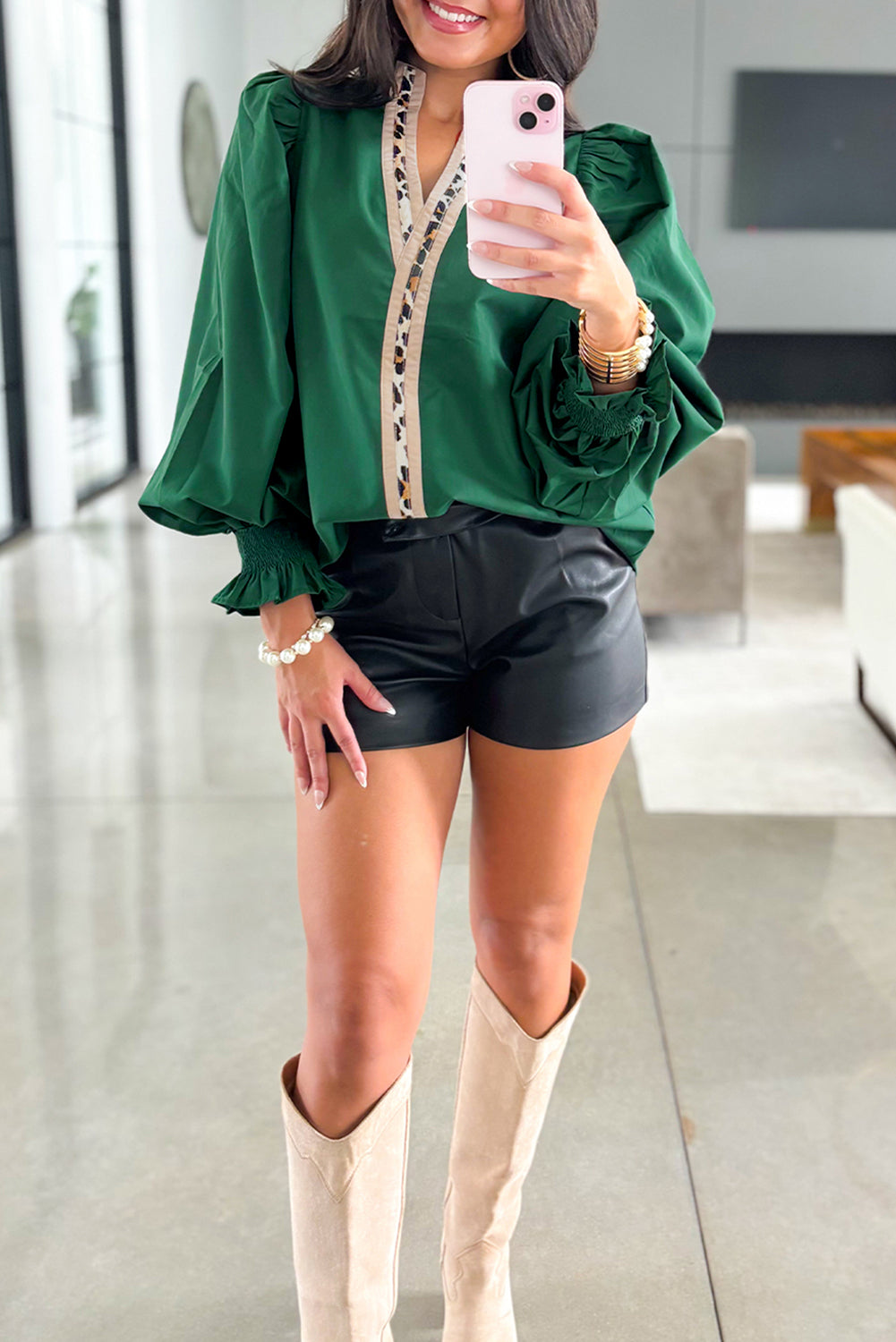 The Emerald Estate Blouse