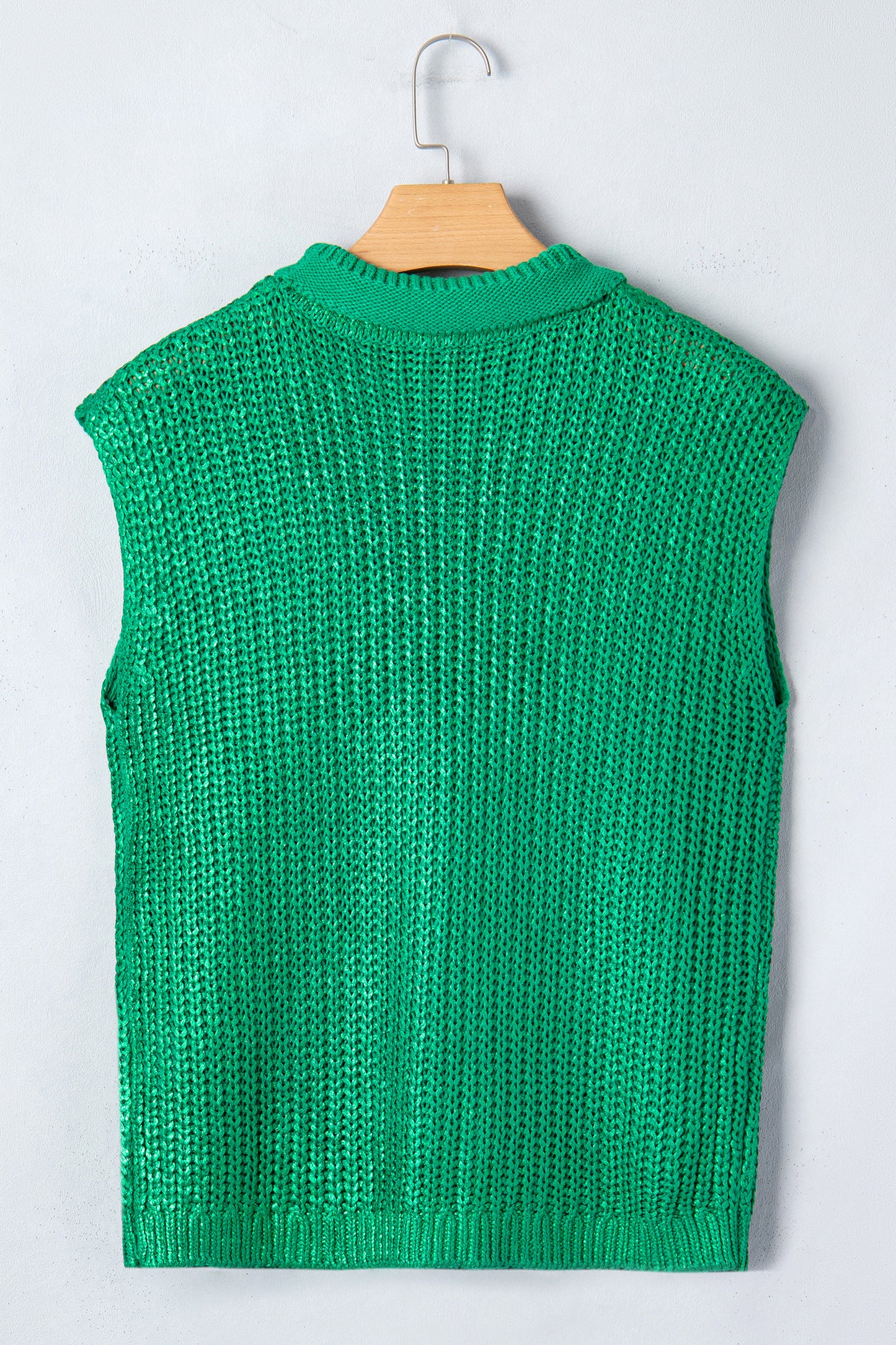 Emerald Shimmer Knit Top