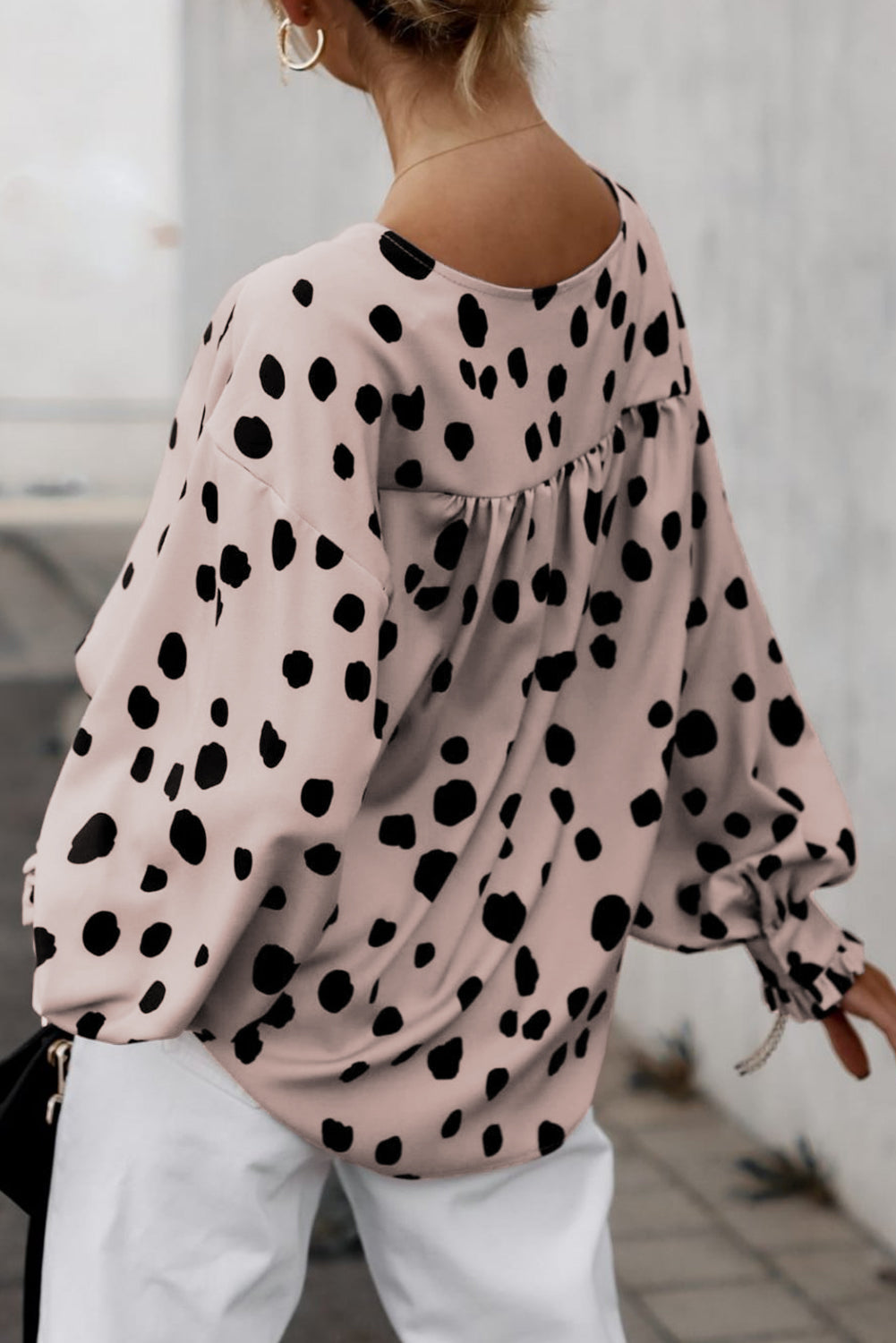 Spot On Satin Blouse